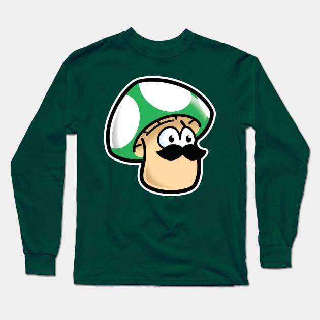 ShroomDood (Green) Long Sleeve T-Shirt by ArtofJMS